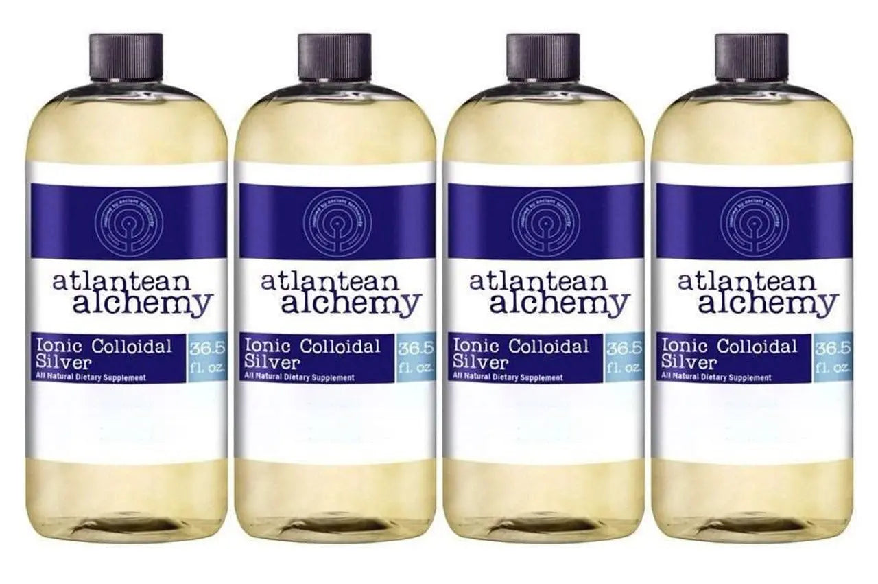 Premium Ionic Colloidal Silver 20PPM One Gallon Atlantean Alchemy