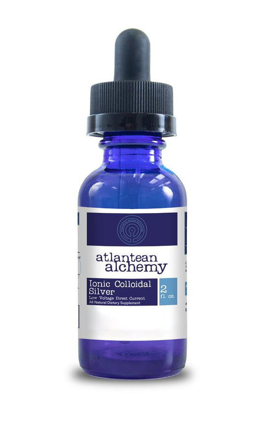 Premium Colloidal Silver 2oz Glass Bottle