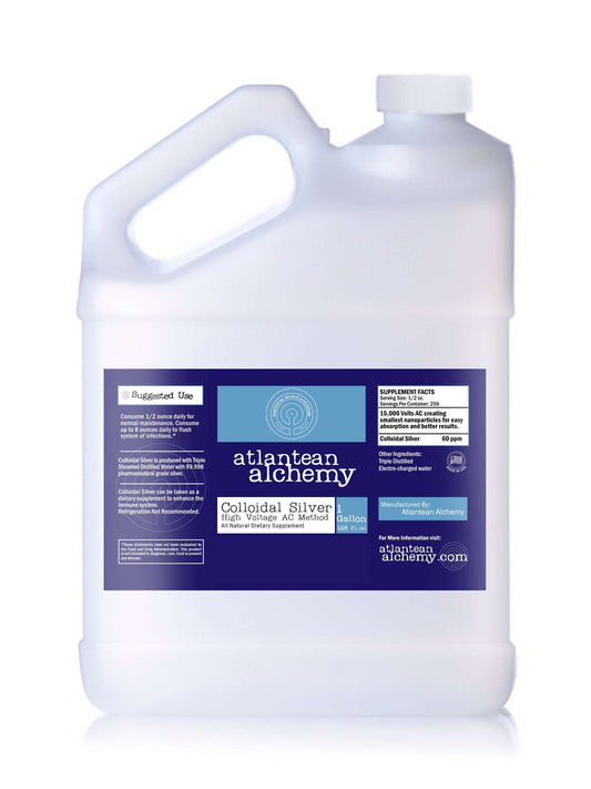 Colloidal Silver 60PPM Gallon Jug