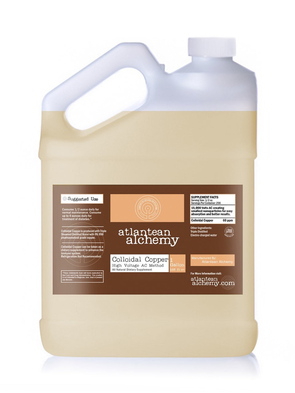 Colloidal Copper Gallon Jug