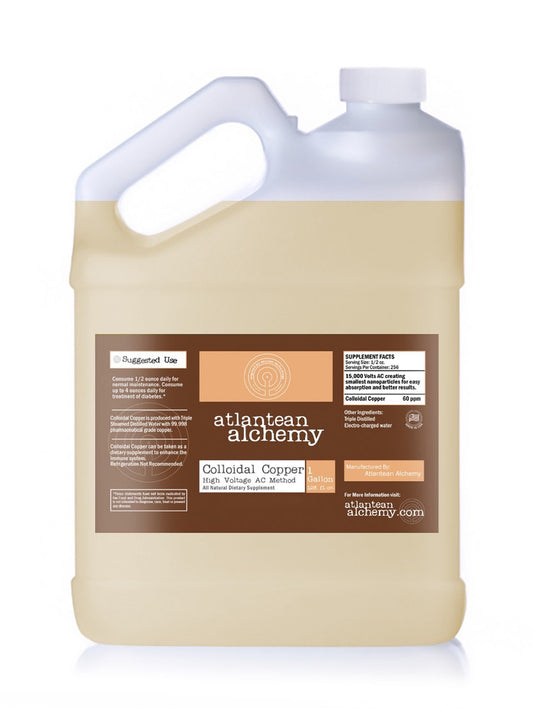 Colloidal Copper 60PPM One Gallon Jug