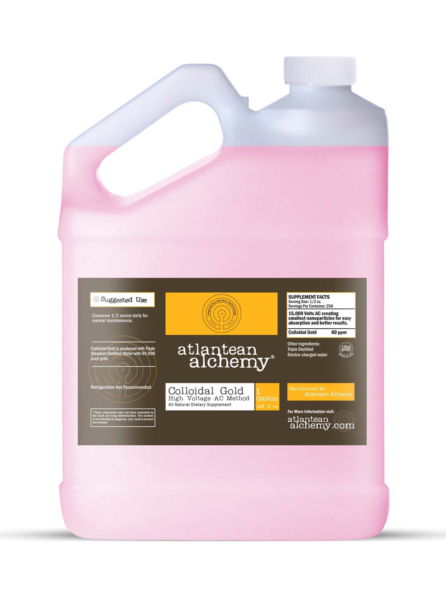Colloidal Gold 1 Gallon Jug
