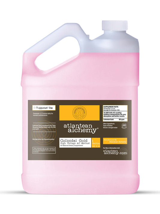 Colloidal Gold 1 Gallon Jug