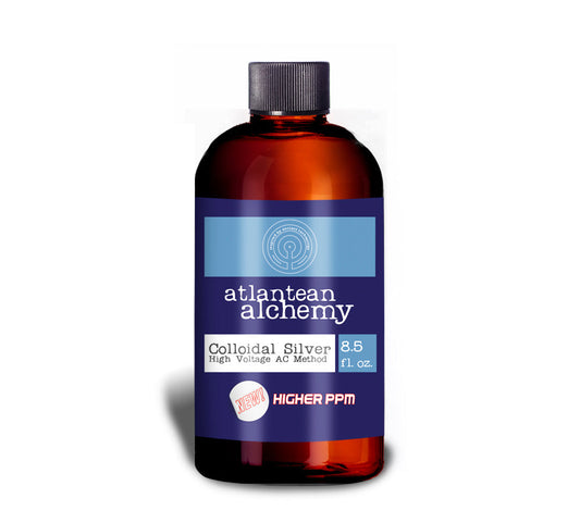 Colloidal Silver 100PPM 8.5oz Glass Bottle