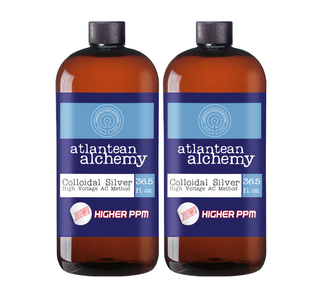 Colloidal Silver 100PPM Half Gallon Atlantean Alchemy